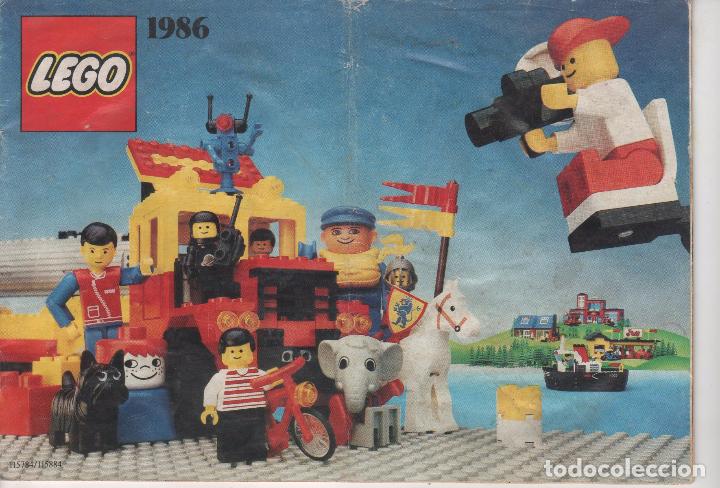 Old Toys: Cat&aacute;logo Lego A&ntilde;o 1986 con 28 p&aacute;ginas . Tama&ntilde;o 21 X 14,5 cms.