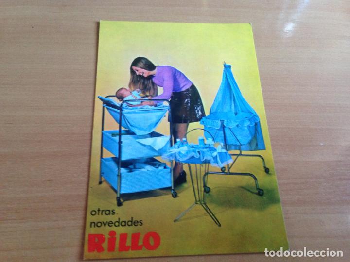 Old Toys: ANTIGUA POSTAL NOVEDADES RILLO TODO PARA EL BEBE