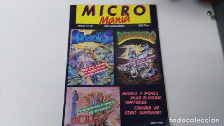 Jouets Anciens: antigua revista micro mania 1&ordf; epoca juegos n&ordm; 30