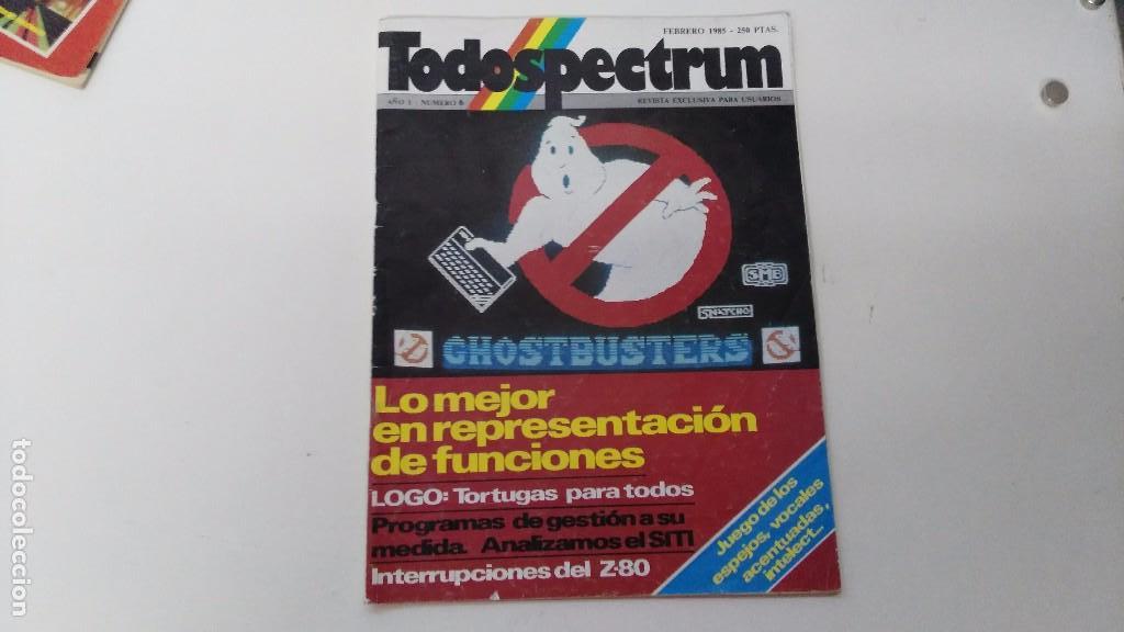 Old Toys: antigua revista todospectrum todo spectrum juegos a&ntilde;o 1 n&ordm; 6