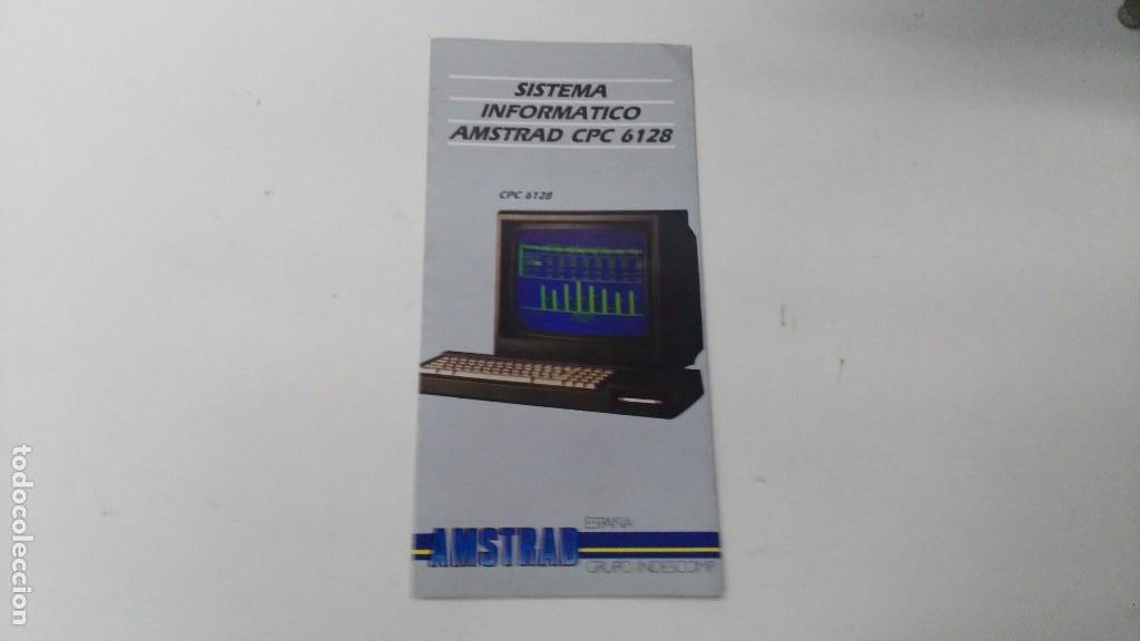 Jouets Anciens: antigua revista   o triptico  sistema informatico amstrad cpc 6128