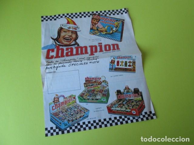 Old Toys: MUY RARA PUBLICIDAD CHAMPION SAFIR JOUETS JUGUETES A&Ntilde;OS 60