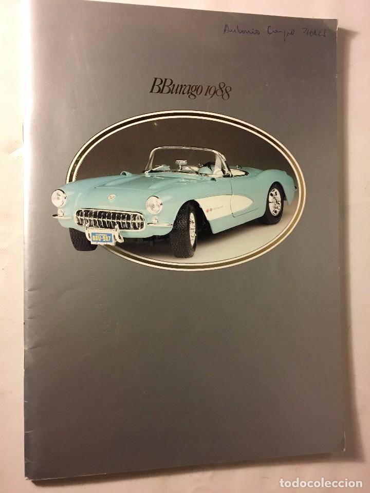 Jouets Anciens: LIBRO CATALOGO COCHE COCHES BBURAGO 1988