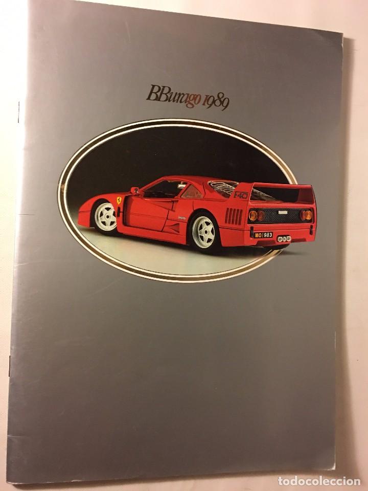 Jouets Anciens: LIBRO CATALOGO COCHE COCHES BBURAGO 1989