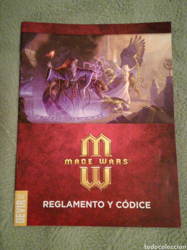 Juguetes antiguos: MAGE WARS. REGLAMENTO Y C&Oacute;DICE. - Foto 1