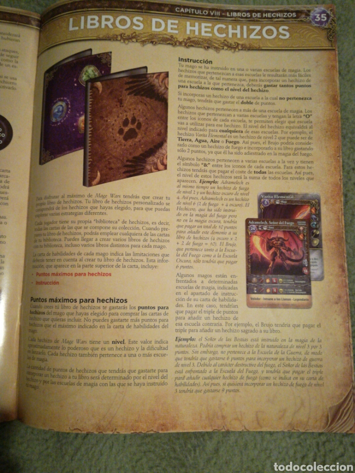 Juguetes antiguos: MAGE WARS. REGLAMENTO Y C&Oacute;DICE. - Foto 2