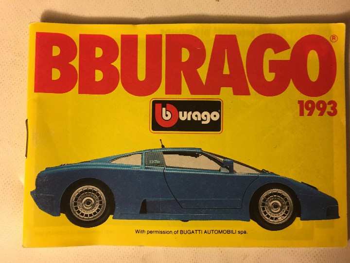 Brinquedos antigos: CATALOGO COCHES BBURAGO. A&Ntilde;O 1993. APROX.