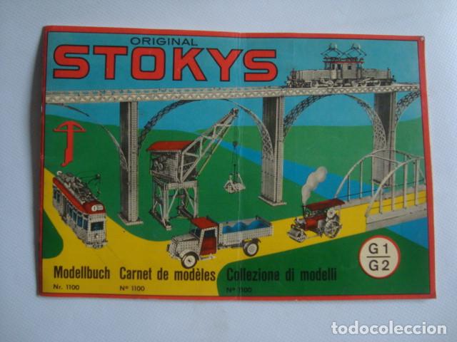 Brinquedos antigos: ORIGINAL STOKYS G1/G2 N&ordm; 1100. MODELLBUCH / CARNET DES MOD&Egrave;LES / COLLEZIONI DI MODELLI (STOCKMANN).