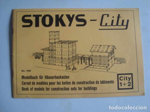 Brinquedos antigos: STOKYS-CITY N&ordm; 1600 CITY 1+2. CONSTRUCCI&Oacute;N DE EDIFICIOS / MODELLBUCH F&Uuml;R H&Auml;USERBAUKASTEN (STOCKMANN)