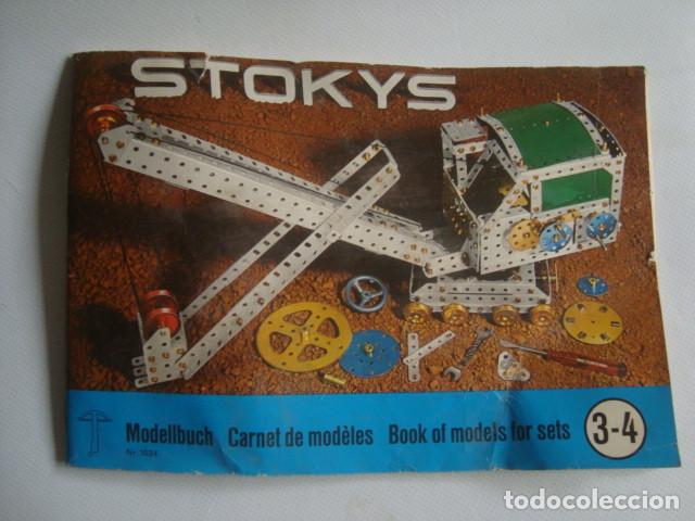 Old Toys: STOKYS 3-4 N&ordm; 1034. MODELLBUCH / CARNET DES MOD&Egrave;LES / BOOK OF MODELS FOR SETS (STOCKMANN).