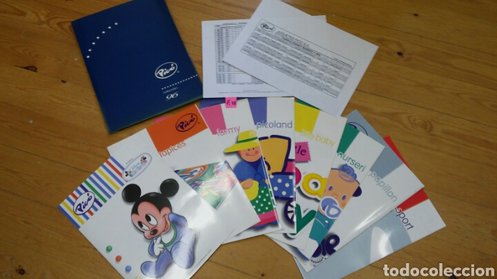 Brinquedos antigos: CARPETA CON 8 CAT&Aacute;LOGOS DESPLEGABLES + TARIFA PRECIOS PIC&Oacute; 1996.