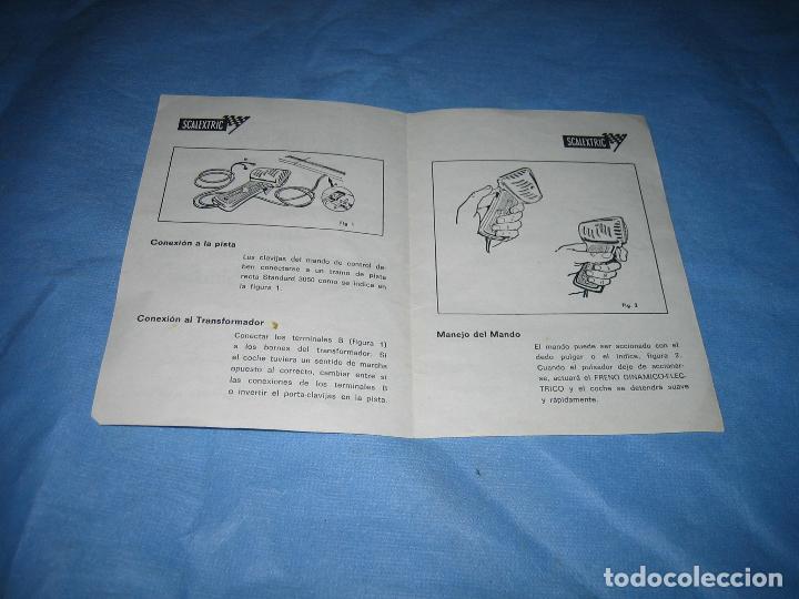 Juguetes antiguos: Manual de Scalextric - Foto 2