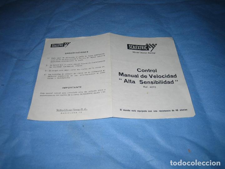 Juguetes antiguos: Manual de Scalextric - Foto 3