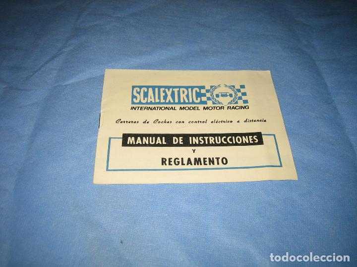 Juguetes antiguos: Manual de Scalextric - Foto 1