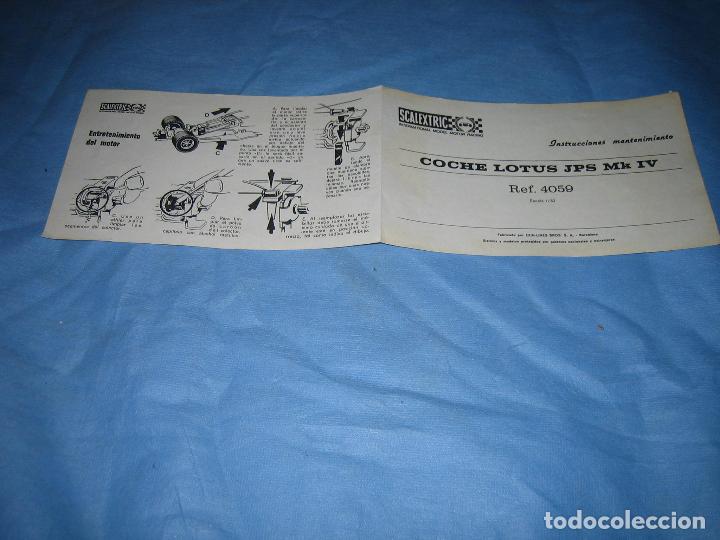 Juguetes antiguos: Manual de Scalextric - Foto 2