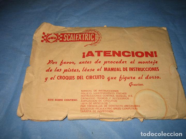 Juguetes antiguos: Manual de Scalextric - Foto 1