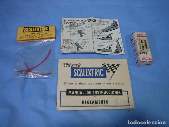 Juguetes antiguos: Manual de Scalextric y aceite - Foto 1