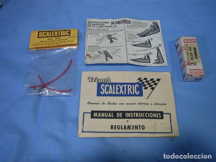 Juguetes antiguos: Manual de Scalextric y aceite - Foto 2