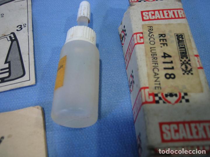 Juguetes antiguos: Manual de Scalextric y aceite - Foto 3