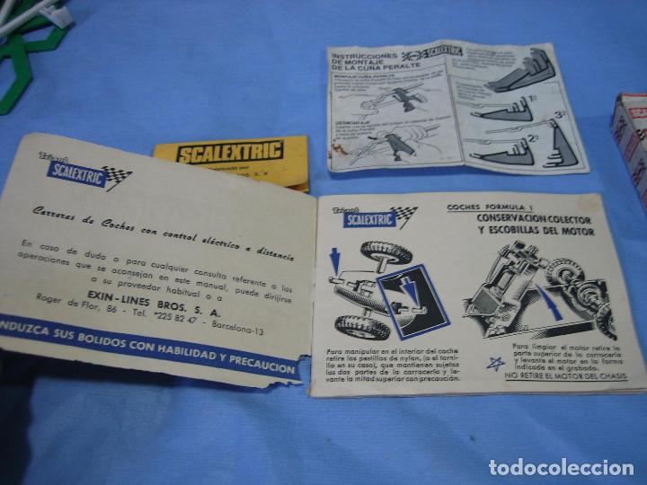 Juguetes antiguos: Manual de Scalextric y aceite - Foto 6