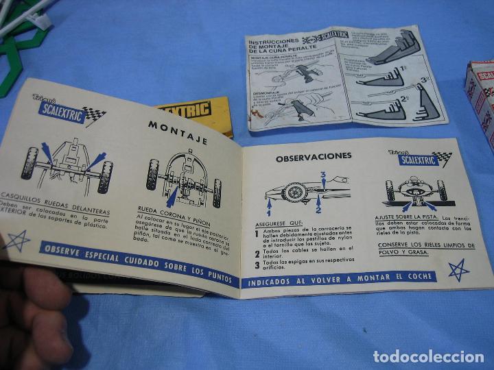 Juguetes antiguos: Manual de Scalextric y aceite - Foto 8