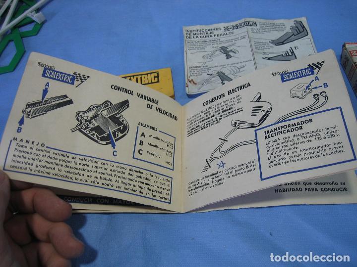 Juguetes antiguos: Manual de Scalextric y aceite - Foto 10