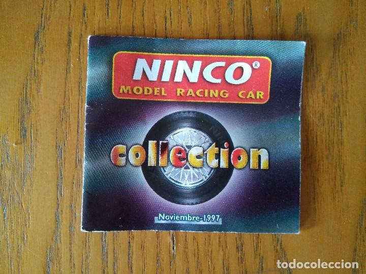 Juguetes antiguos: Cat&aacute;logo desplegable Ninco model racing car - collection - noviembre 1997