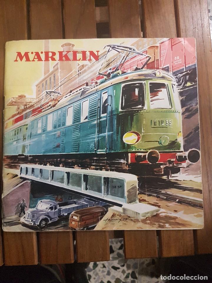 Brinquedos antigos: MARKLIN,CAT&Aacute;LOGO DE TRENES DE JUGUETE