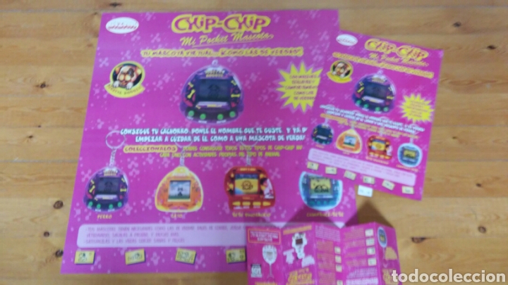 Jouets Anciens: LOTE PUBLICIDAD MI POCKET MASCOTA CHIP CHIP.BIZAK 1997.VER DETALLE.