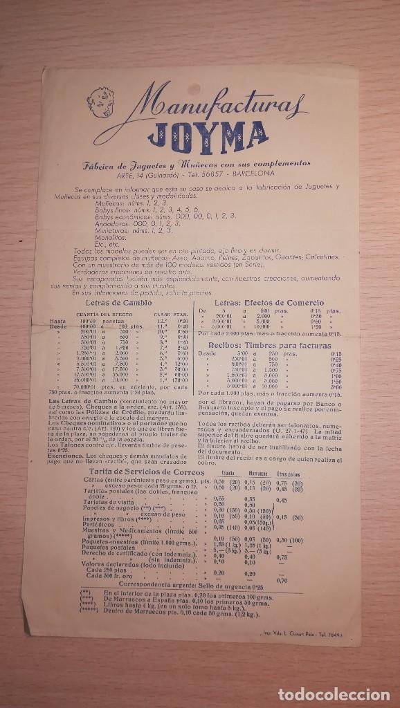 Brinquedos antigos: ANTIGUO CATALOGO DE JUGUETES JOYMA, BARCELONA