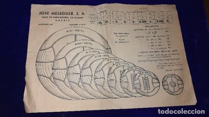 Brinquedos antigos: ANTIGUO CATALOGO DE PELOTAS JOSE MESEGUER, MADRID, A&Ntilde;O 1951