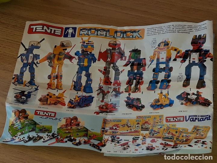 Brinquedos antigos: ANTIGUO CATALOGO FOLLETO DE TENTE EXIN LINE BROS - ROBLOCK - COMBI - VARIANT - COSMIC A&Ntilde;OS 70