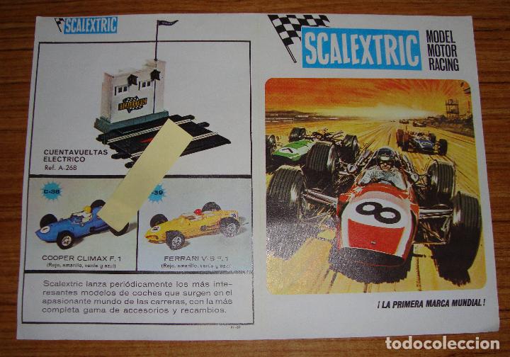 Brinquedos antigos: REPRODUCCION FOLLETO SCALEXTRIC XI 69
