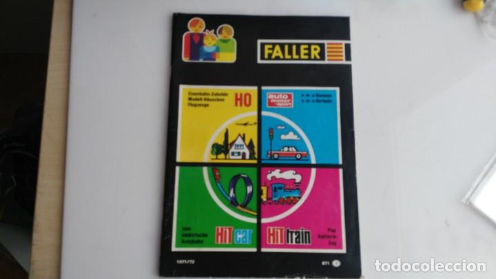 Brinquedos antigos: ANTIGUO CATALOGO DE TRENES FALLER A&Ntilde;OS 70