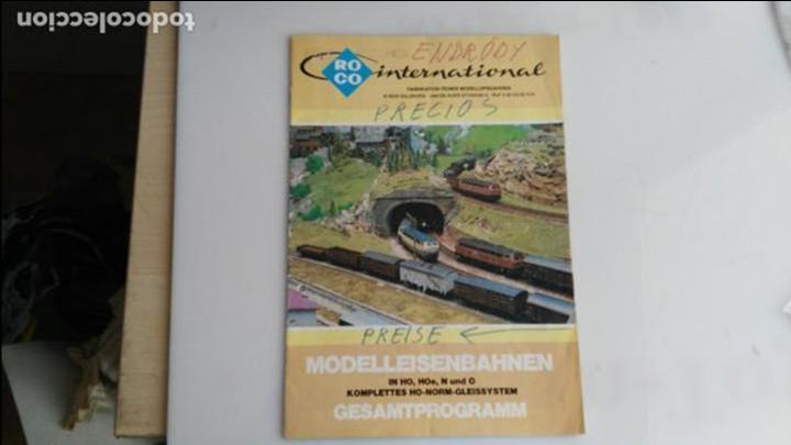 Brinquedos antigos: ANTIGUO CATALOGO DE TRENES ROCO  A&Ntilde;OS 70