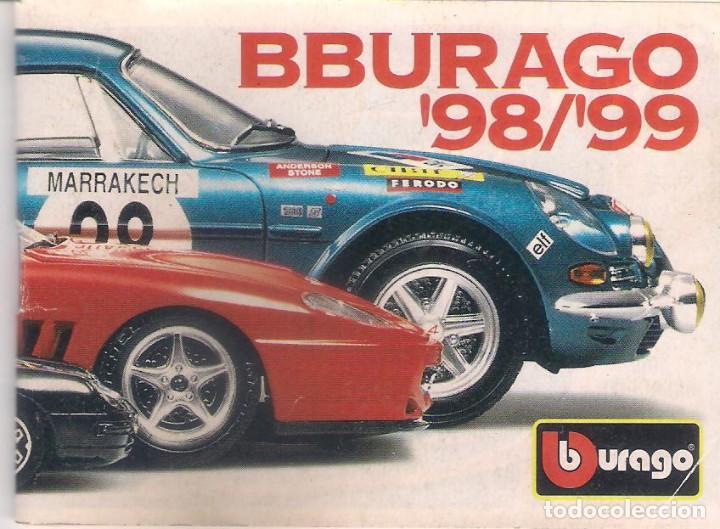 Juguetes antiguos: CATALOGO DE COCHES BBURAGO 98 / 99 .