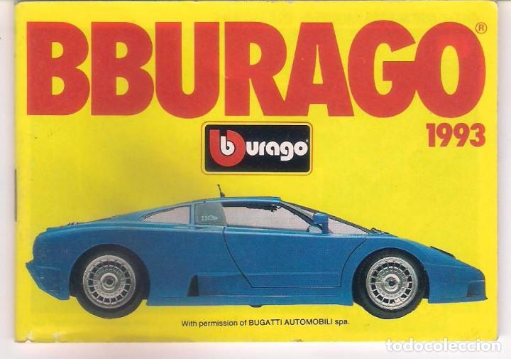 Juguetes antiguos: CATALOGO DE COCHES BBURAGO 1993.