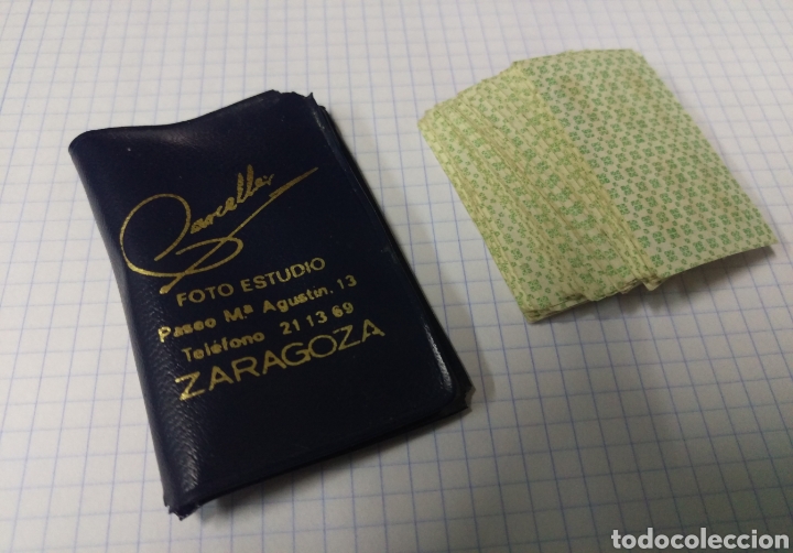 Juguetes antiguos: Baraja mini de papel - Foto 2