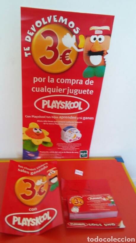 Brinquedos antigos: PROPAGANDA PLAYSKOOL CON VALES DESCUENTO A&Ntilde;O 2003.