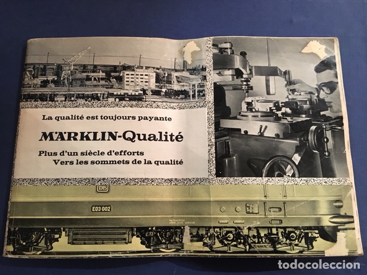 Brinquedos antigos: CAT&Aacute;LOGO MARKLIN QUALITE , MUY ILUSTRADO DE TREN , 72 PAG, SE&Ntilde;ALES DE USO