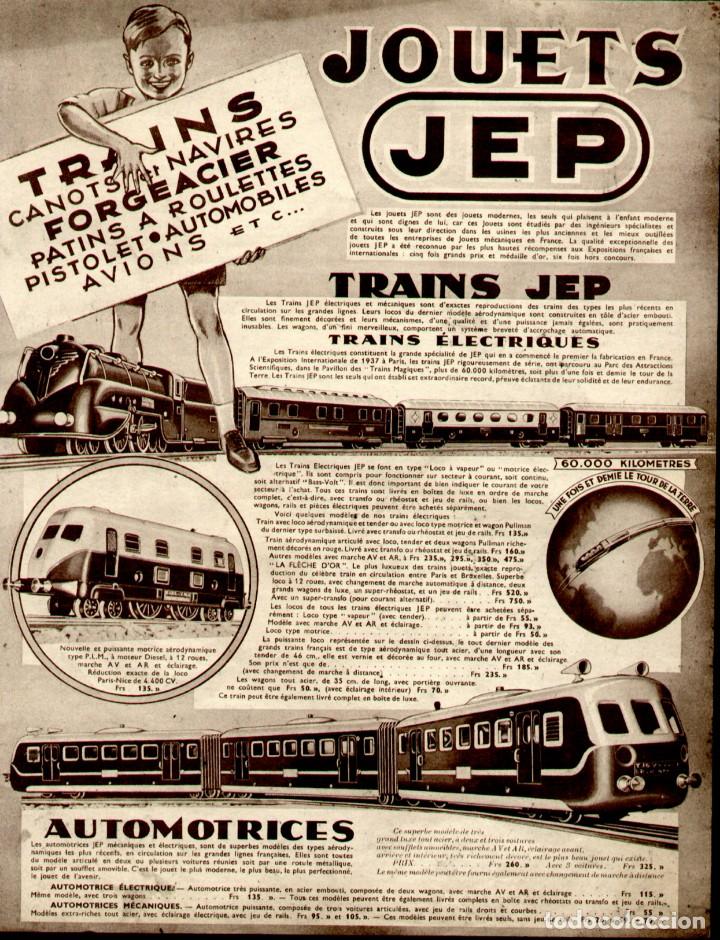 catalogue JEP 1934 forge-acier - trains échelle o