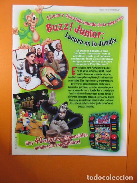 Brinquedos antigos: PUBLICIDAD 2006 - BUZZ JUNIOR LOCURA EN LA JUNGLA - PLAYSTATION 2