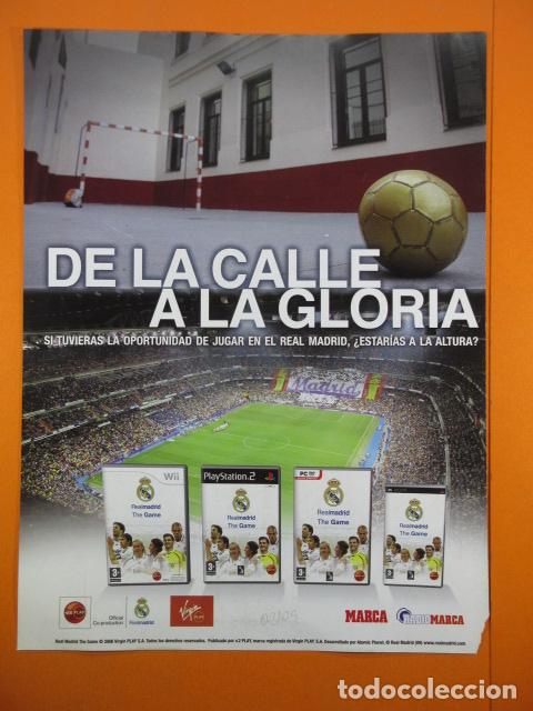 Brinquedos antigos: PUBLICIDAD 2009 - REAL MADRID THE GAME - PLAYSTATION 2 NINTENDO DS WII PSP