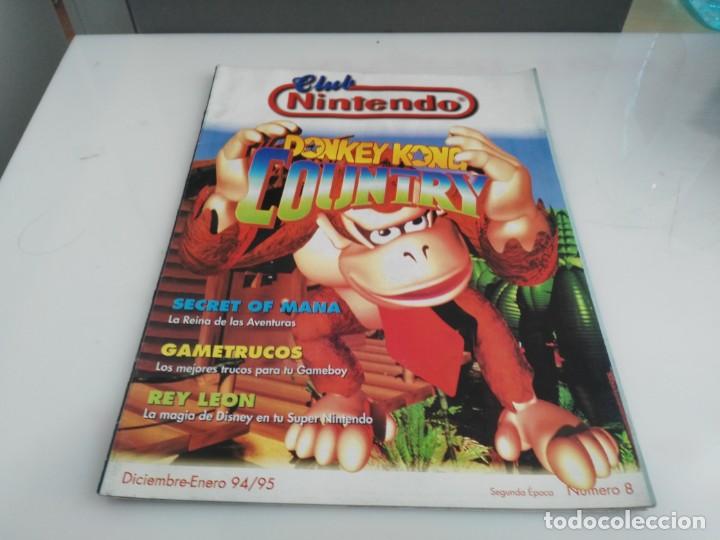 Brinquedos antigos: ANTIGUA REVISTA DE JUEGOS CLUB NINTENDO N&ordm; 8