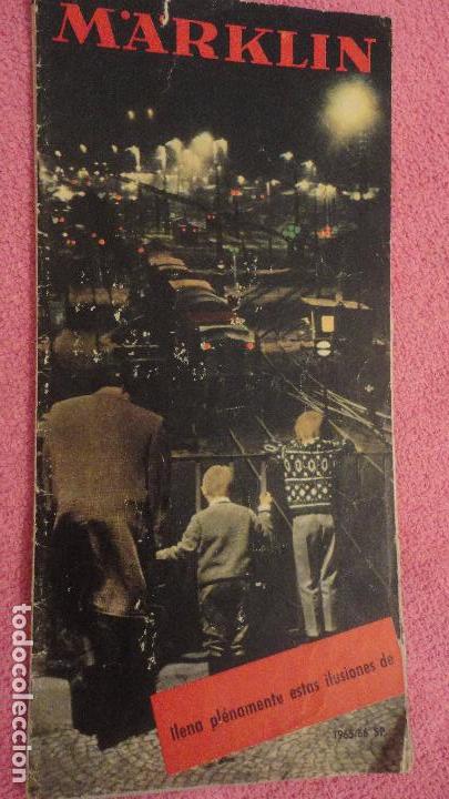 Brinquedos antigos: ANTIGUO CATALOGO MARKLIN. 1965-1966