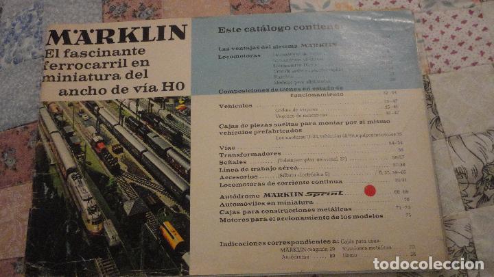 Juguetes antiguos: ANTIGUO CATALOGO MARKLIN. - Foto 1