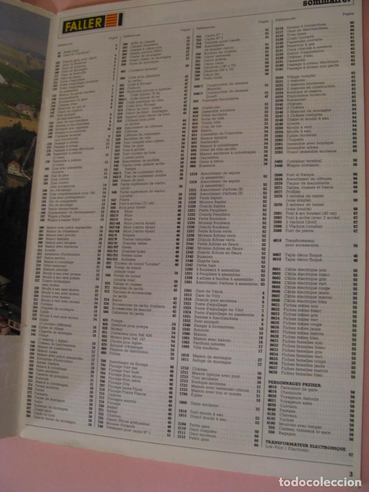 Juguetes antiguos: CATALOGO FALLER 1980. EN FRANC&Eacute;S. - Foto 2