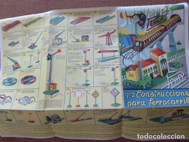 Old Toys: CATALOGO DESPLEGABLE N&ordm; 2. CONSTRUCCIONES PARA FERROCARRILES. PAYA.