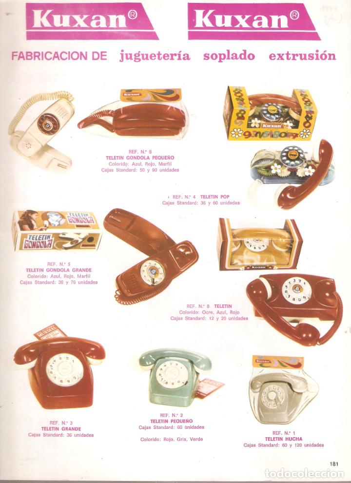 Brinquedos antigos: Juguetes Kuchan, Telefonos. . Anuncio A&ntilde;os 70, 22 x 30 cms - Vell i Bell