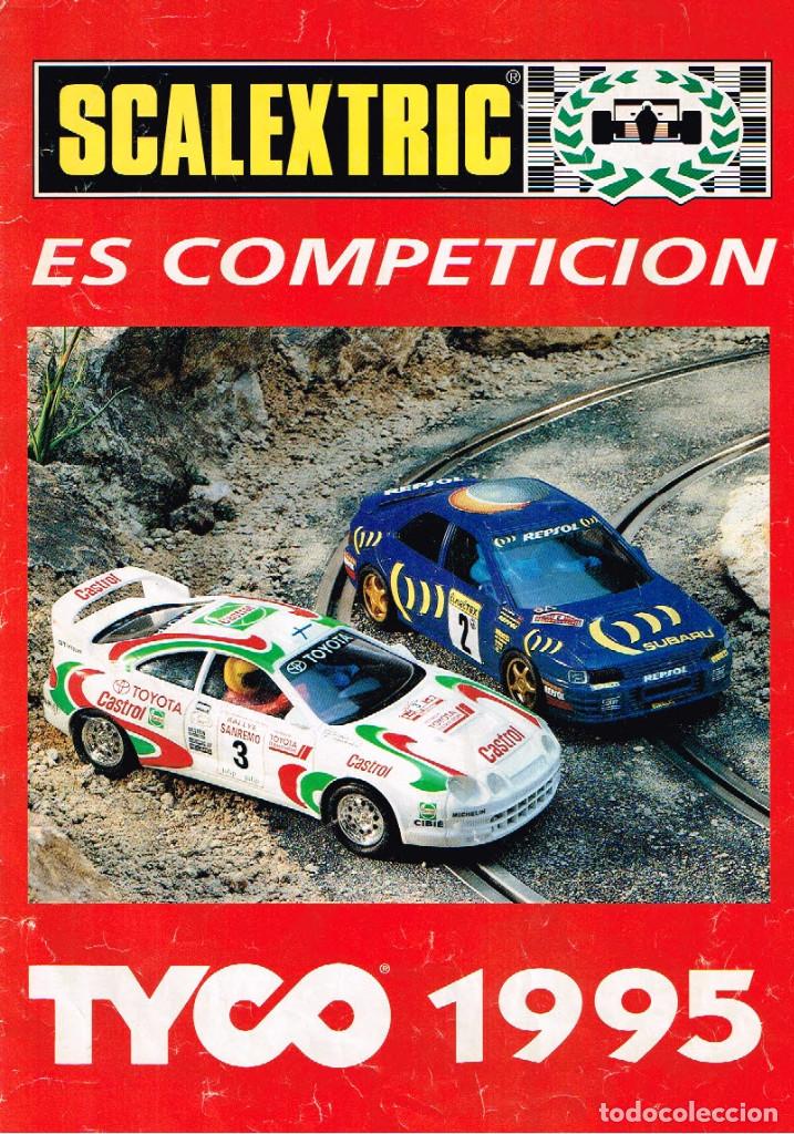 Juguetes antiguos: Cat&aacute;logo Scalextric Tyco 1995 - Foto 1